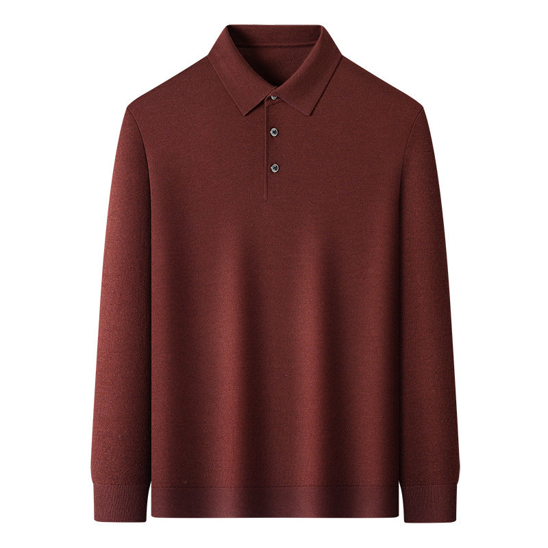 Machine Washable Fine Pure Wool Knit Sweater