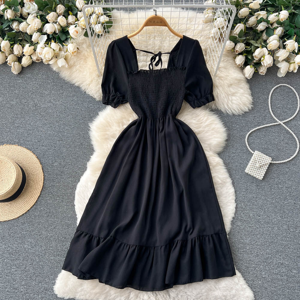 French-style Vintage Platycodon Fairy Dress New Gentle Summer Design