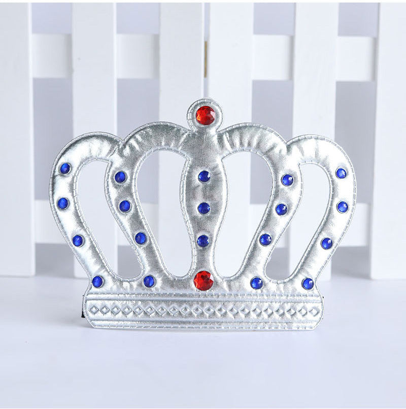 Children Birthday Arrangement Props Golden Cloth Crown