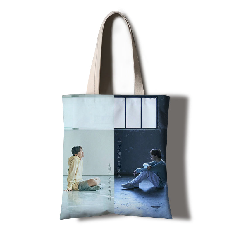 Handbag student letter art travel tutorial bag