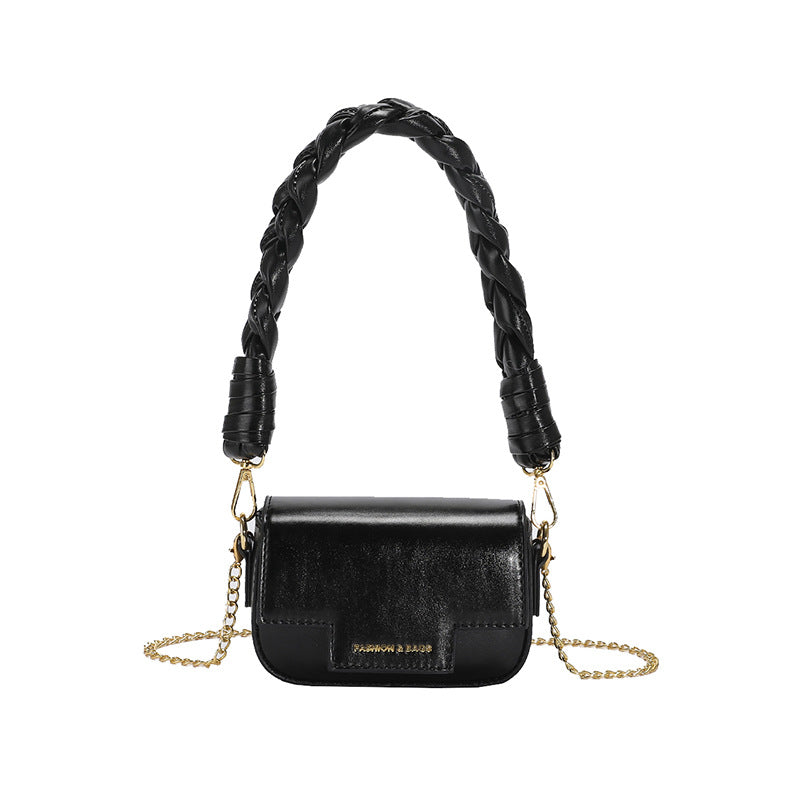 Versatile High-grade Chain One Shoulder Cross Body Small Square Bag