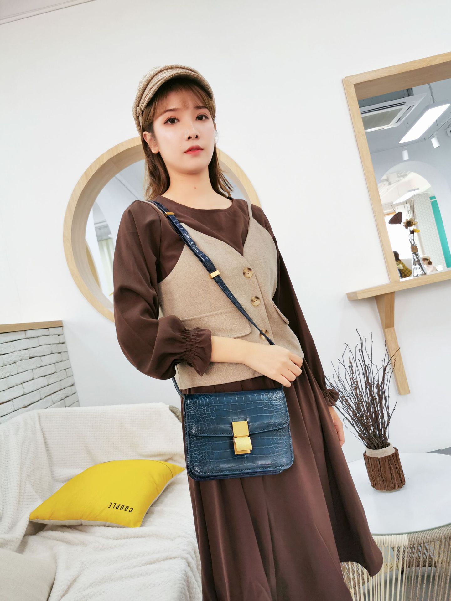 New women's bag retro fashion tofu bag