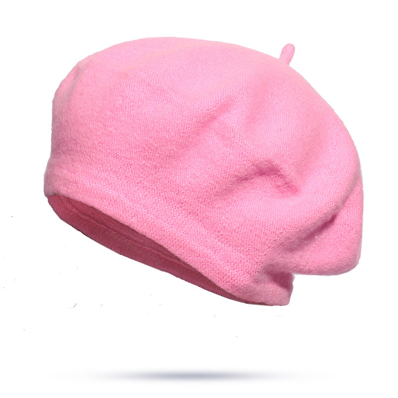 Wool Beret Vintage Woolen Painter Hat