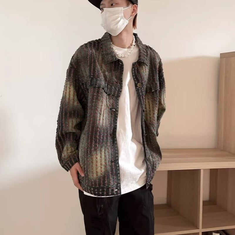 Autumn Loose Shirt Style Jacket Long-sleeved Men's And Women's Tops