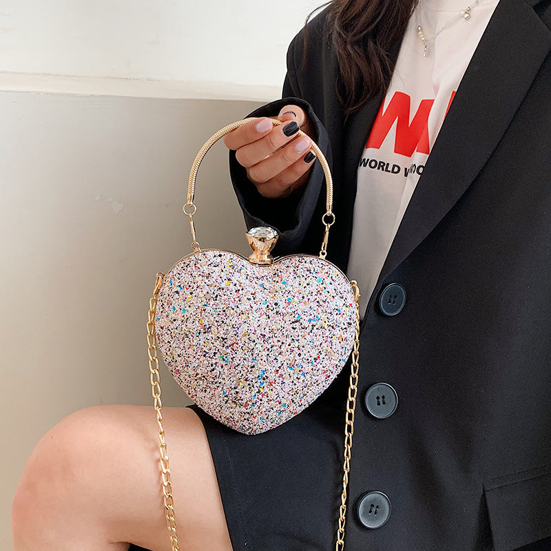 Cute Girl Versatile Hand Messenger Dinner Bag