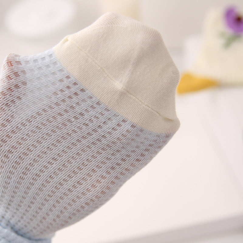 Women's Thin All-match Mid-tube Mesh Three-dimensional Trendy Socks