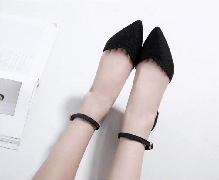 Small low heel sexy professional shoes