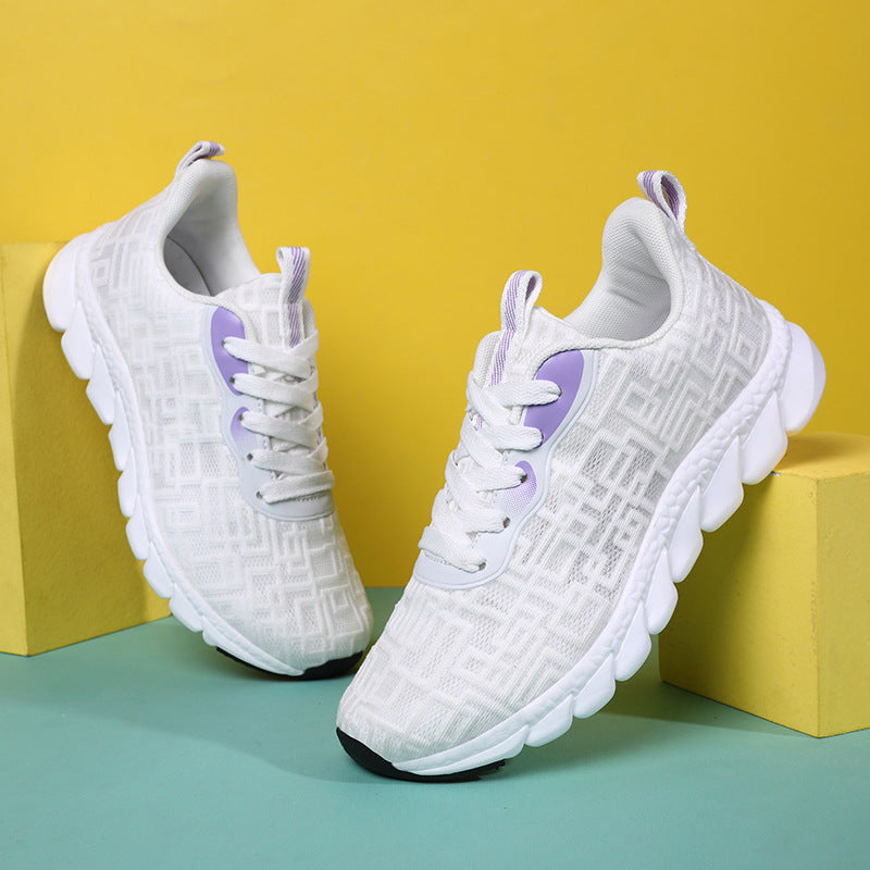 Mesh Breathable Large Size Sports And Leisure Running Shoes