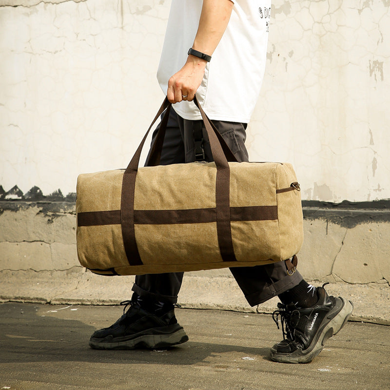 Canvas Luggage Bag Short-distance Outdoor Computer Backpack