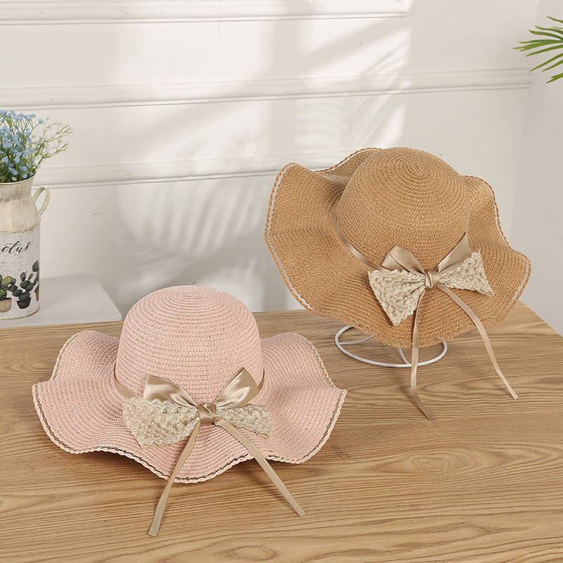 Korean Version Outdoor Wavy Straw Women's Fashion Princess Hat