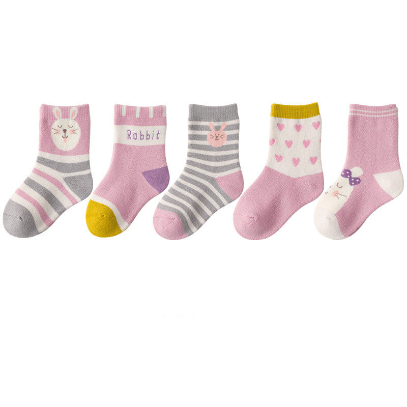 Autumn And Winter Baby Cotton Padded Socks