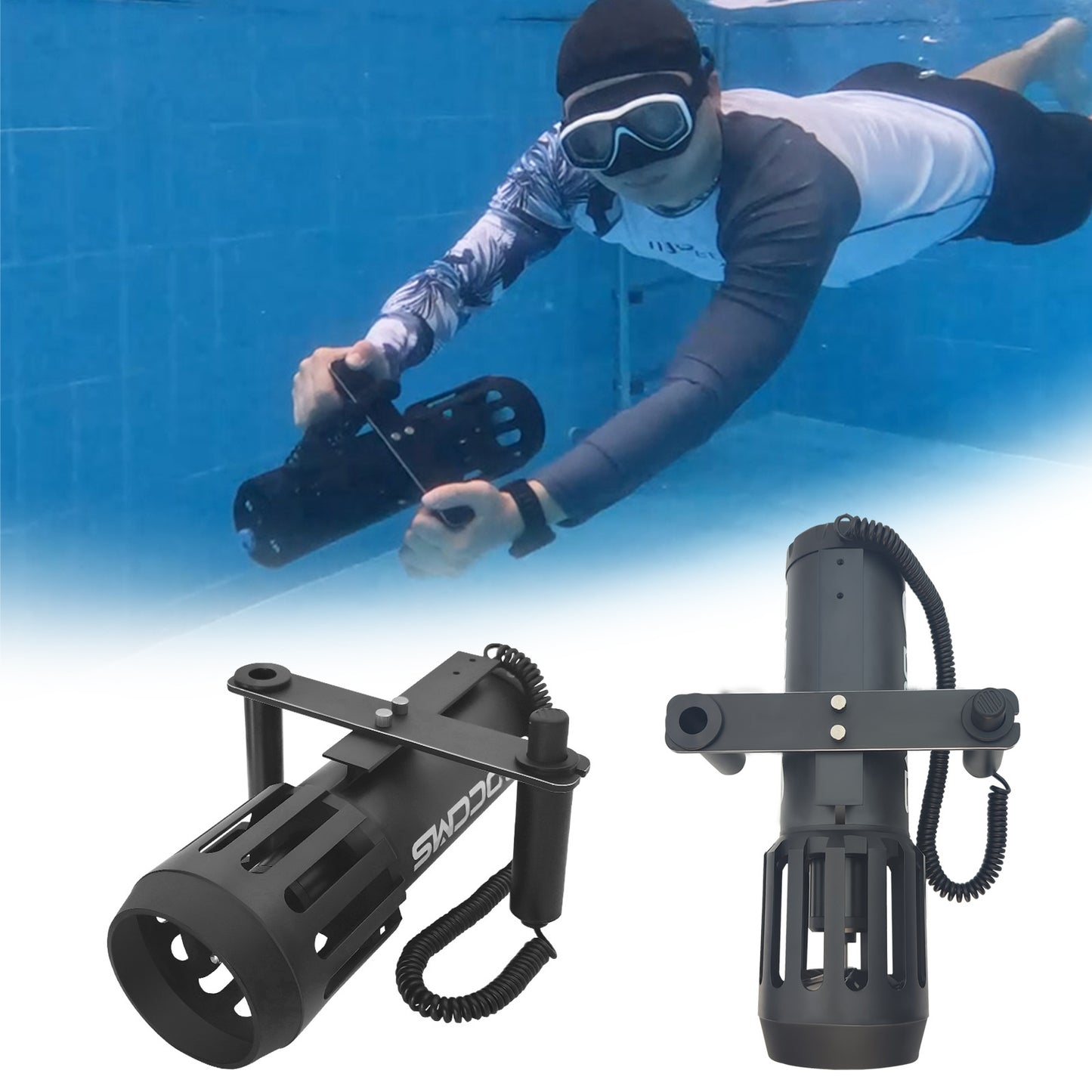 Udendørs snorkeludstyr dykkerudstyr undervandsudstyr paddleboardmotor