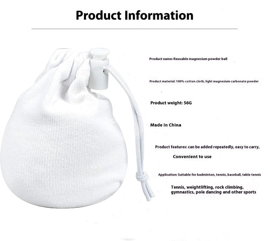 Rock Climbing Magnesium Powder Ball Sports Sweat-absorbent Anti-slip Powder