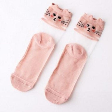 Smooth As Silk Cat Socks