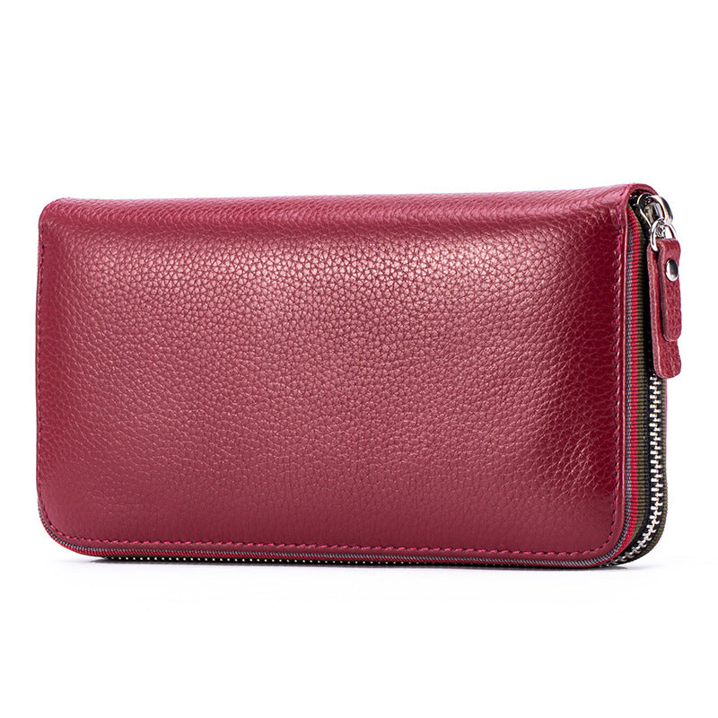 Leather casual wallet
