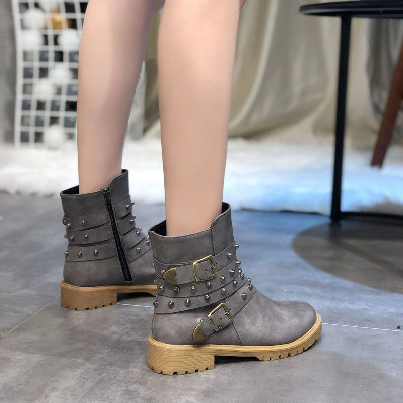 Martin Boots Women's New Korean Version In Autumn and Winter of
