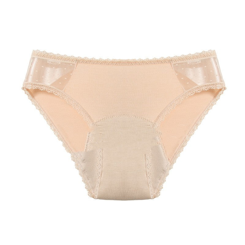 Sexy Lace Washable Women's Underwear Leak Proof