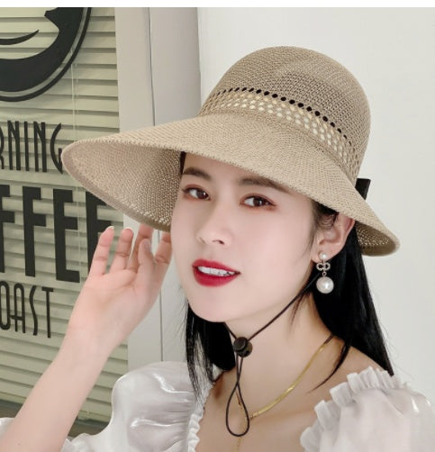 Spring Summer Casual Women's Empty Top  Net Red Sun Hat