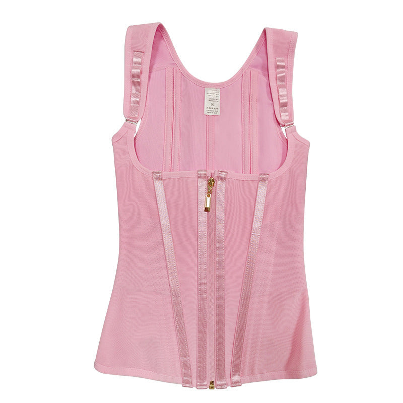 Mesh One-piece Corset Waist Girdling Belly Contraction Hip Lifting Corset