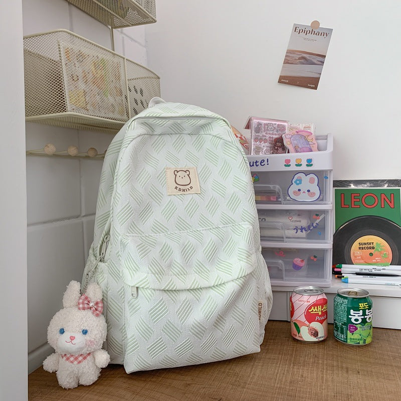 Japanese Backpack Junior High School Students Simple