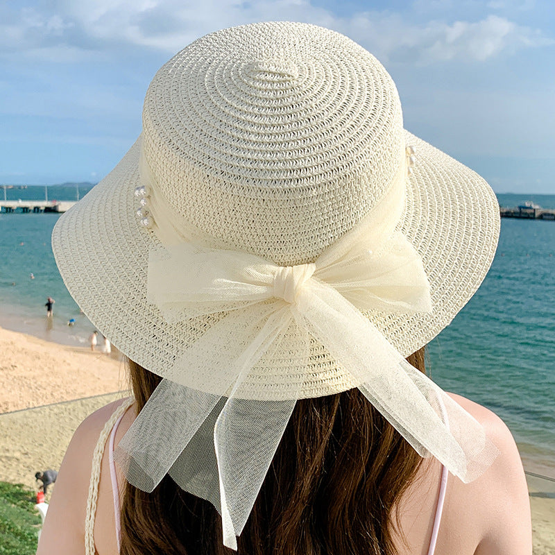 Fashion Summer Bow Ribbon Hat