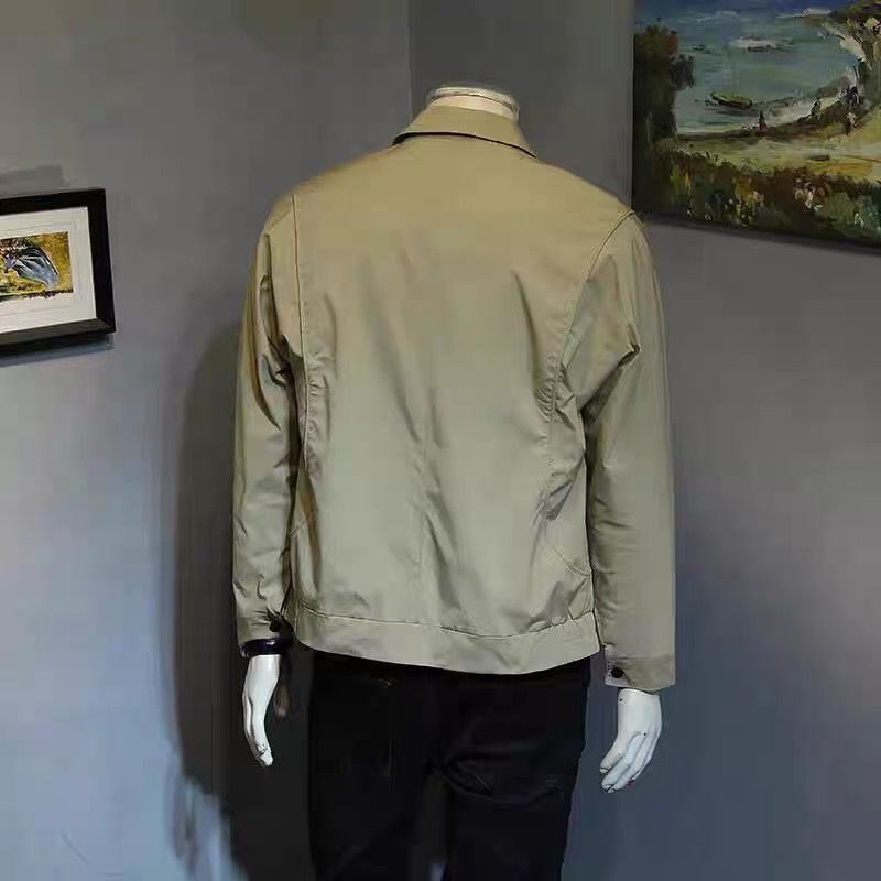 New All-match Trendy Slim Fit Handsome Jacket Top