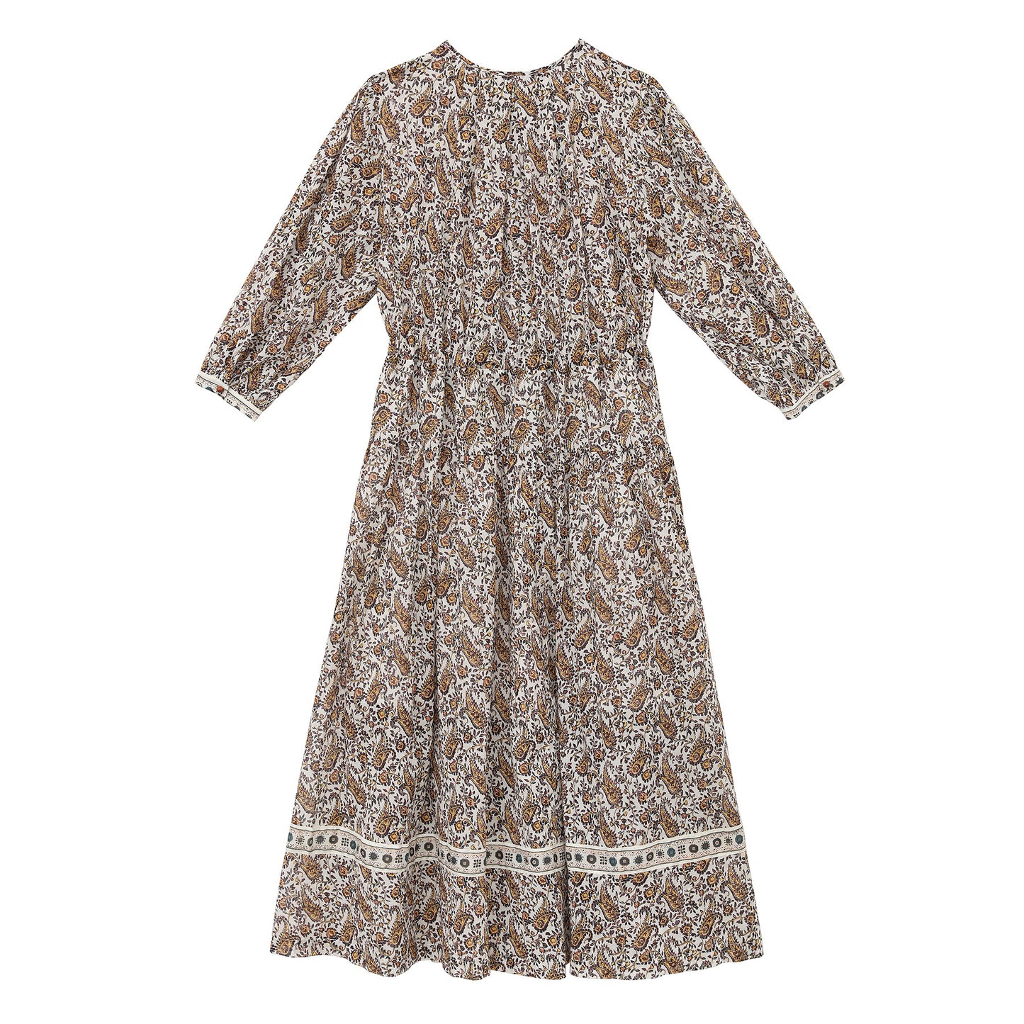 Women's Fashionable Elegant Loose-Fitting Floral Print Dress