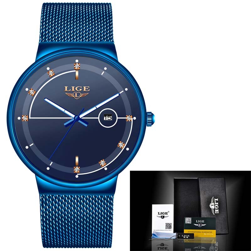 Multifunctional waterproof watch with mesh belt