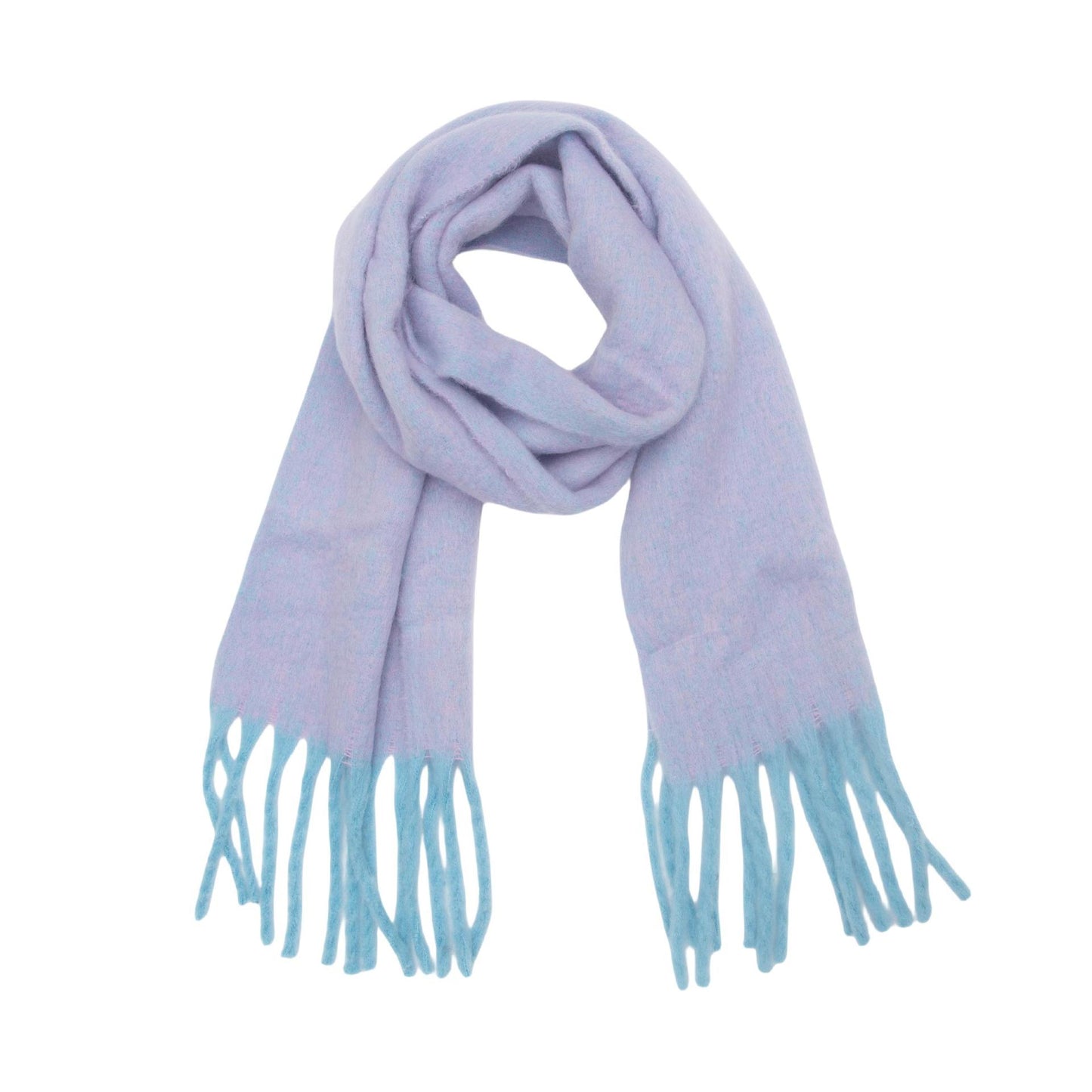 Circle Yarn Thick Tassel Clip Flower Scarf Shawl