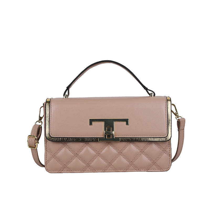 Andheld Brev Enkelt Skuldertaske Bredbånd Crossbody