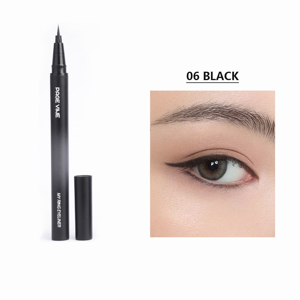 Color Liquid Eyelinerwaterproof Sweatproof Long-lasting And Smudge-proof