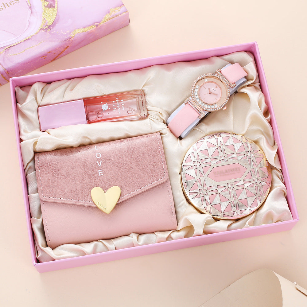 Gift Box Watch Perfume Air Cushion Wallet