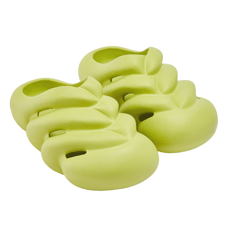 Skeleton Slippers Over Toe Couple Sandals