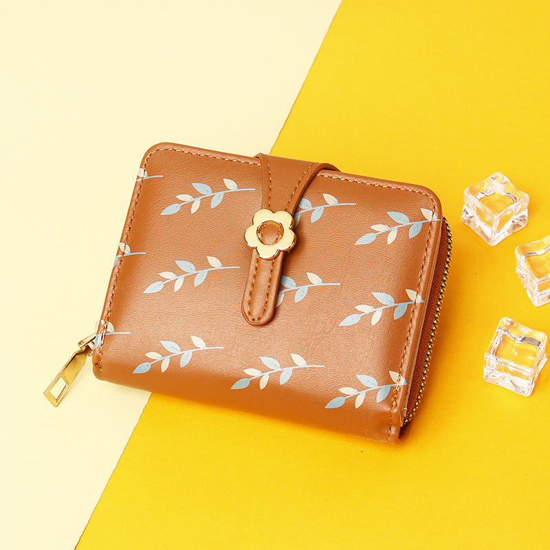 Clip Fastener Student Zipper Female Zero Wallet