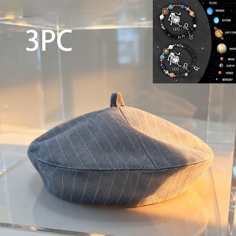 British-style Casual Painter Hat That Is Versatile And Can Show Off Your Face