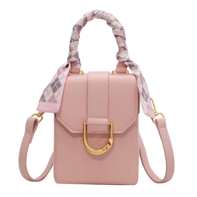 Nyt Fashion Halstørklæde Dekoration Håndtaske Dame Alsidig Crossbody