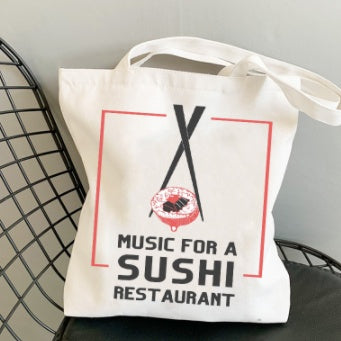 Music For Sushi House Canvas Bag