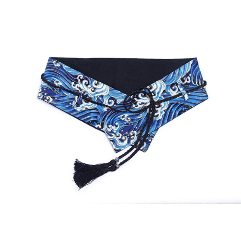 Decorative Japanese Style Retro Waist Tassel Strap