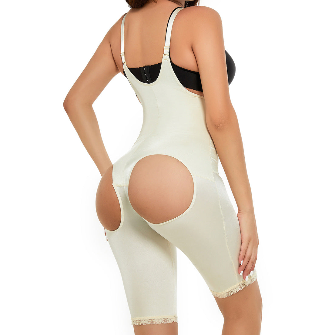 Hip-exposed Body Shaping Underwear One-piece Corset