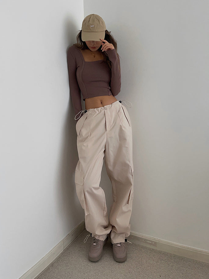 Retro Street High Street Three-dimensional Trousers With Sense