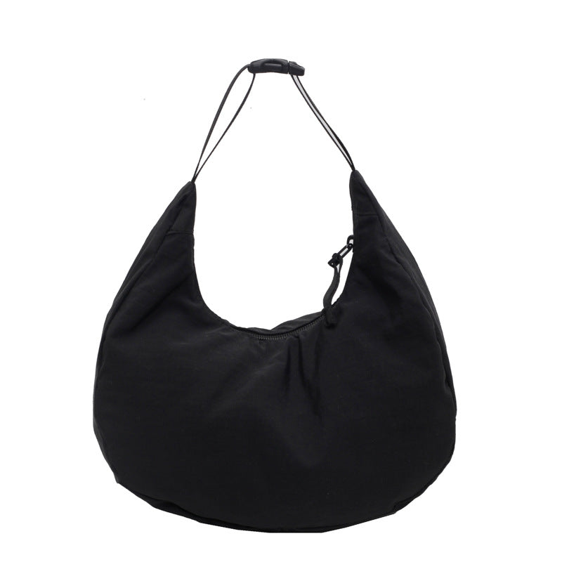 Lightweight Dumpling Bag Women's Solid Color Nylon Cloth