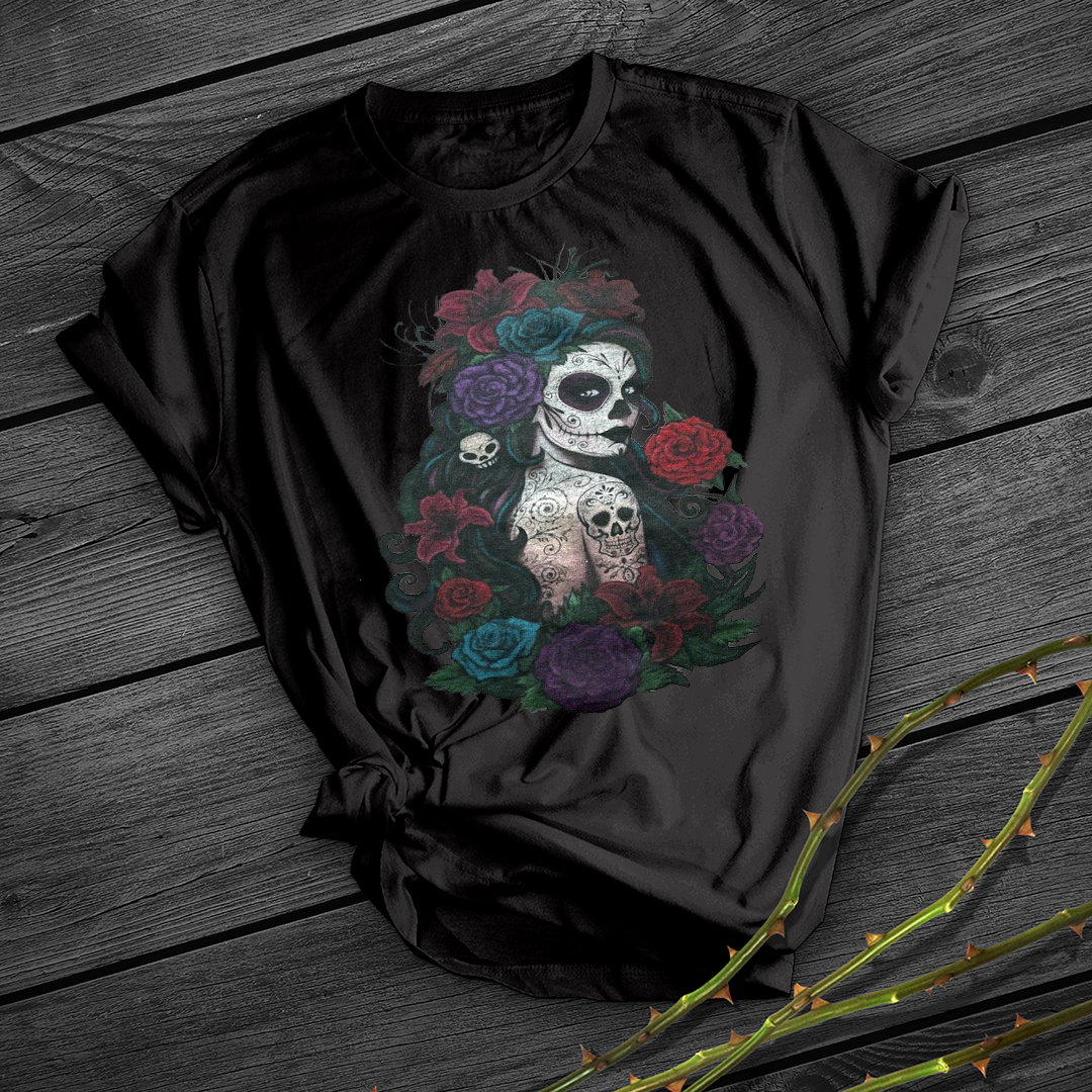 Simple And Creative Printing Short Sleeve
