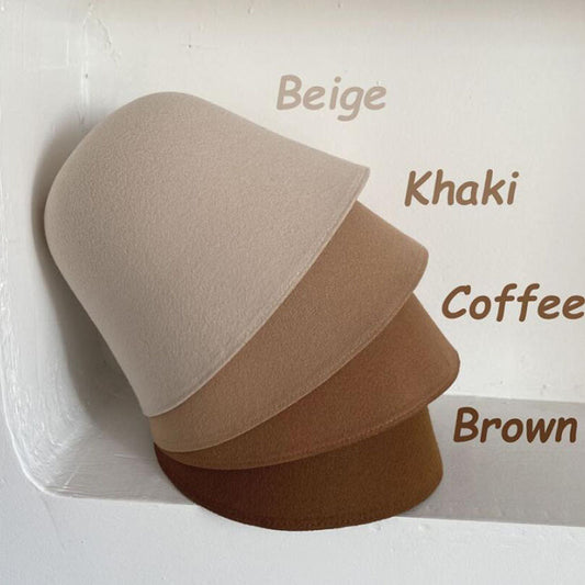 Japanese Felt Color Retro Fashion Versatile Sweet Lovely Fisherman Hat