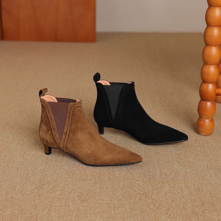 Fall And Winter Stiletto Ankle Boots With A French-inspired Cut That Flatter Your Figure And Create A Slimming Silhouette