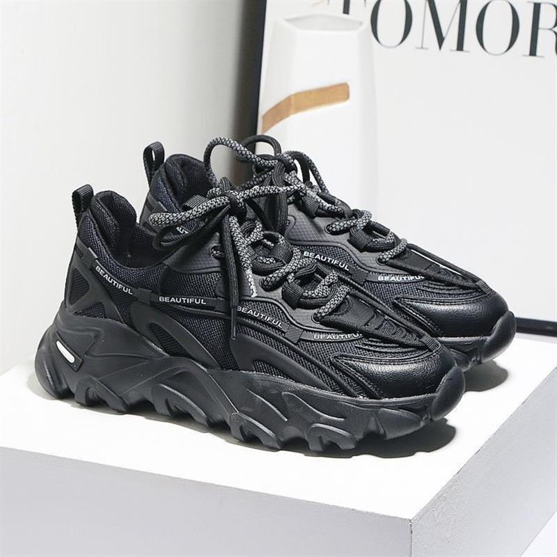 Women's Shoes Mesh Breathable Casual Student Sports Daddy