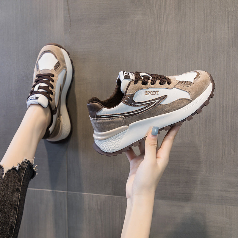 Women's Genuine Leather All-match Casual Old Shoes
