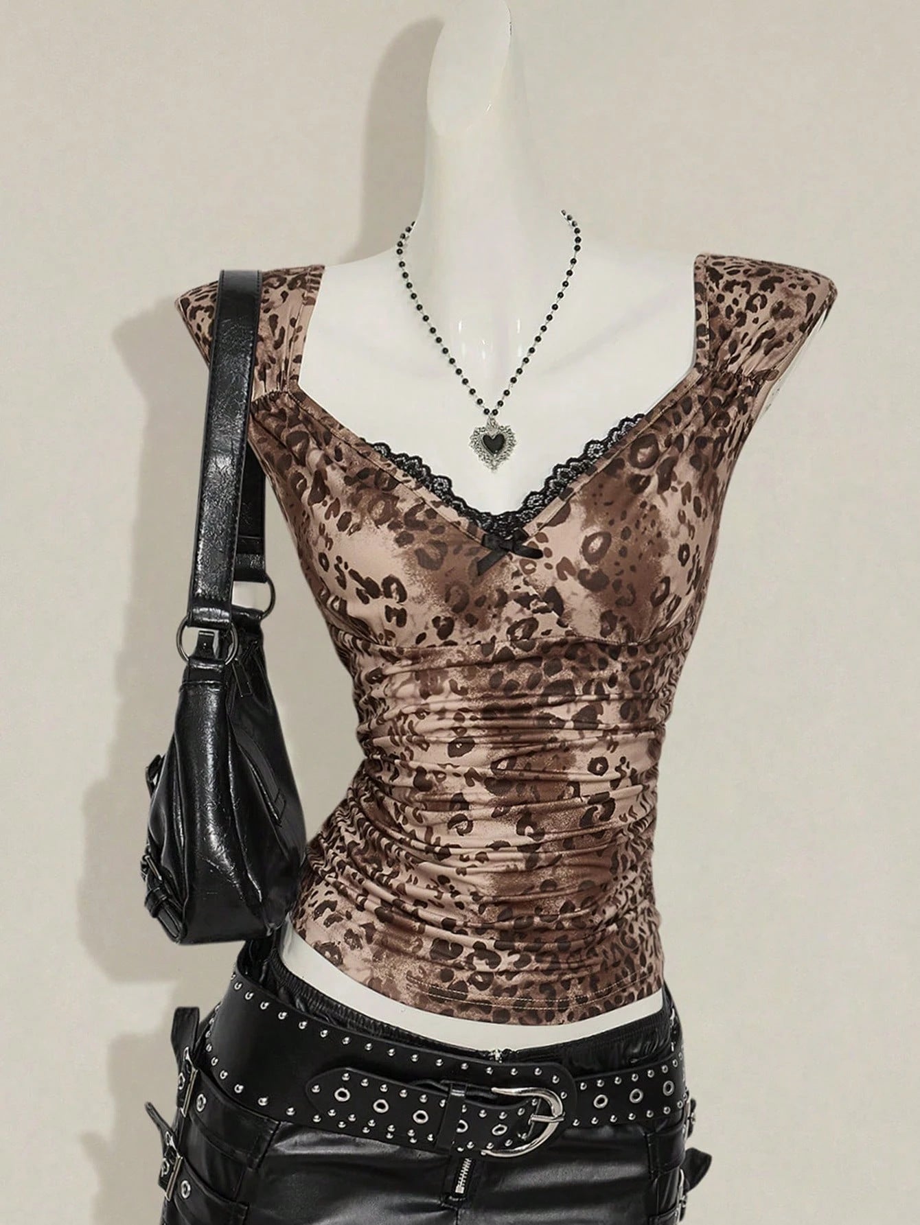V-hals Blonde-talje Vintage Slankende Vest