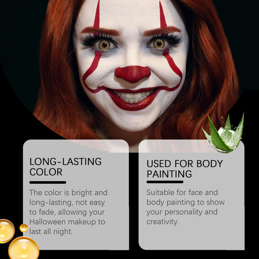 8-color Halloween Neon Liquid Eyeliner Moisturizing