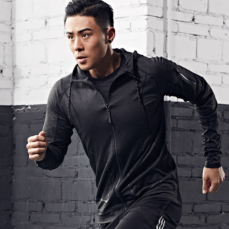 Morning Running Equipment Running Training Clothes Hooded Coat