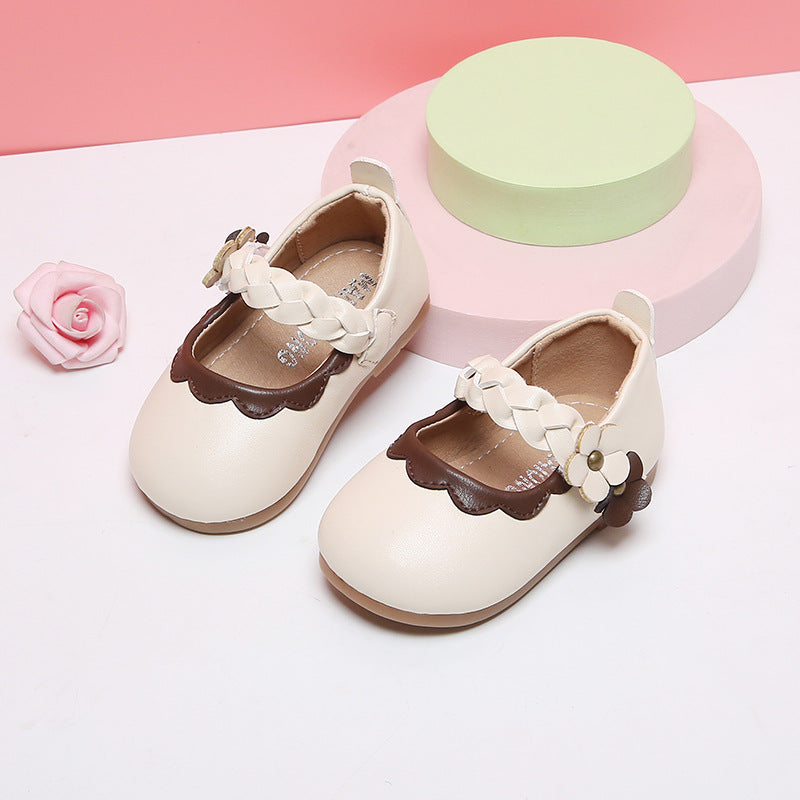 Children's Soft Sole Baby Princess Toddler Single Shoes Girls Small Leather Shoes